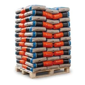 1 palete – Pellets de madeira Blue ENplus A1/ 15 kg x 65 sacos 975 kg